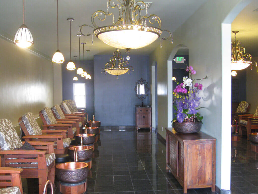 Oasis Nail Spa Interior